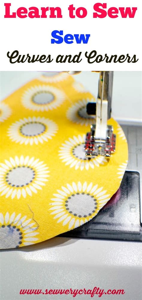 How do you sew corners and curves?