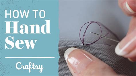 How do you sew nicely by hand?