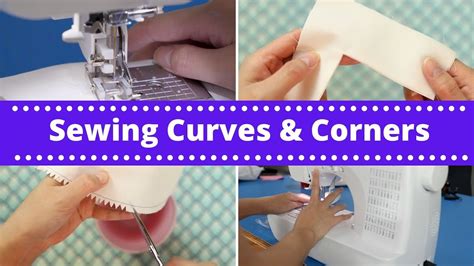 How do you sew round corners?