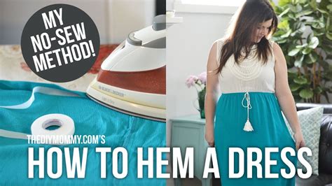 How do you shape a dress without sewing?