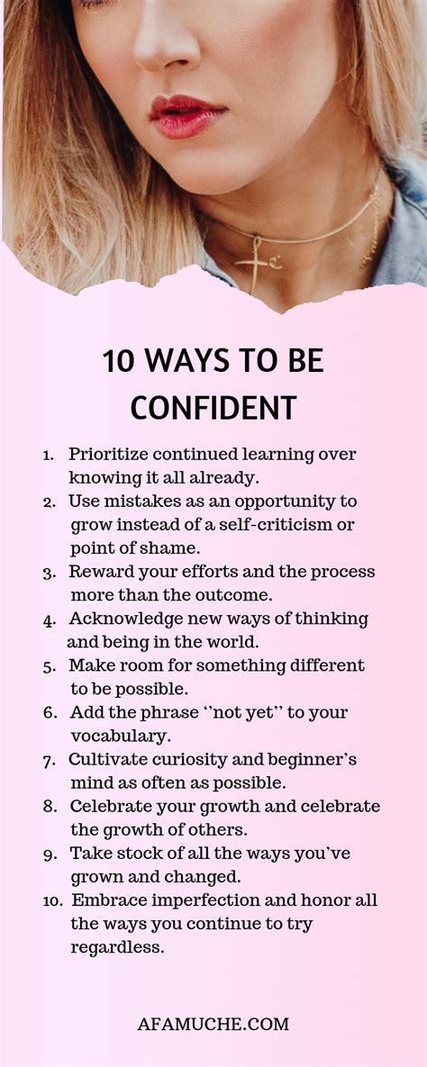 How do you show confidence?