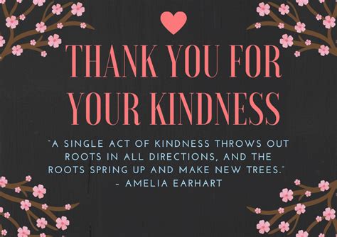 How do you show kindness and appreciation?