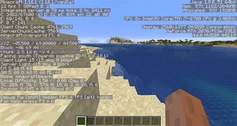 How do you show where you are in Minecraft?