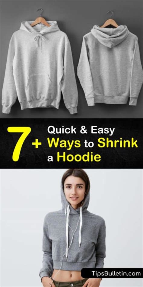 How do you shrink a 100 cotton hoodie?