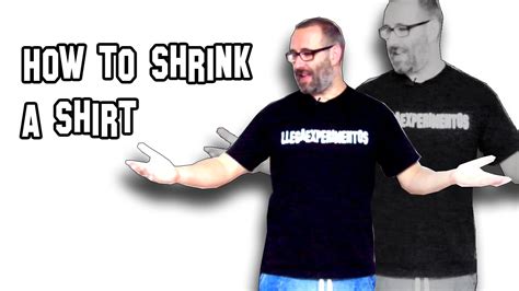How do you shrink a shirt without a dryer?