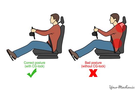 How do you sit in the car to prevent knee pain?