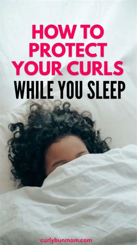 How do you sleep with curly hair?