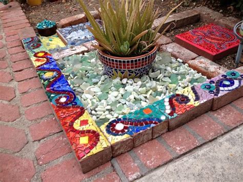 How do you smash tiles for mosaics?