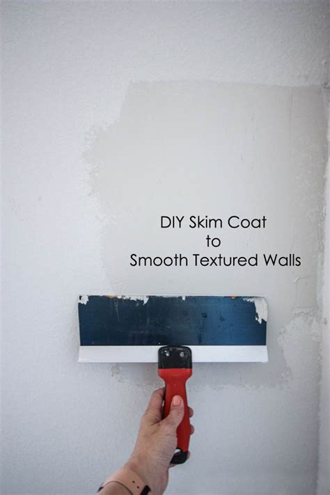 How do you smooth out wall texture?