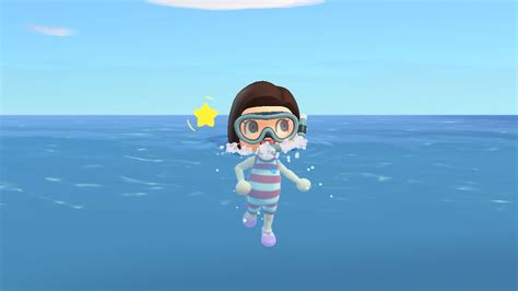 How do you sneak swimming in Animal Crossing?