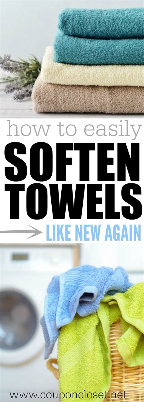 How do you soften towels without fabric softener?
