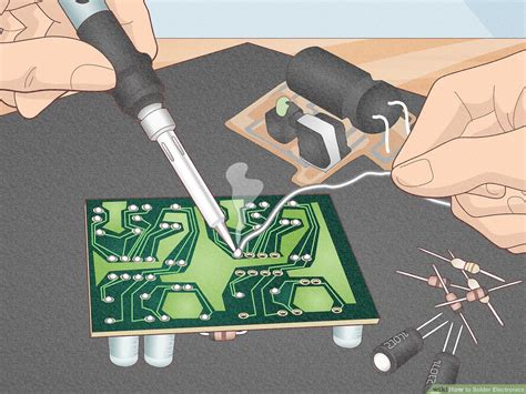 How do you solder with a pencil?