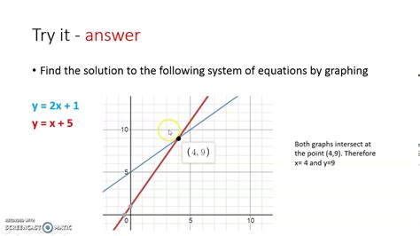 How do you solve a line graph problem?
