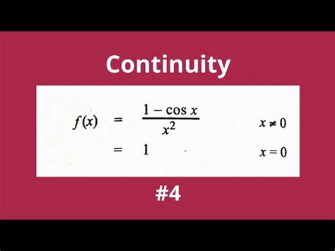 How do you solve continuity problems?