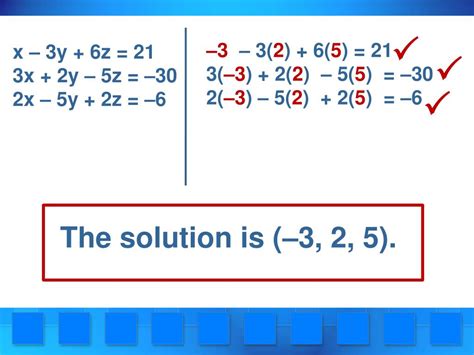 How do you solve for 3 variables?