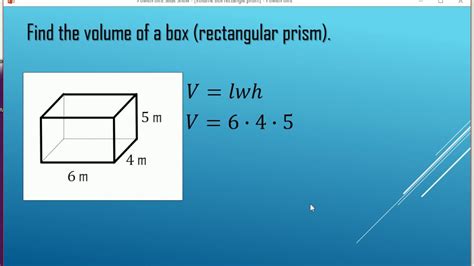 How do you solve rectangular volume?