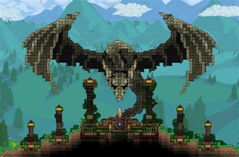 How do you spawn a dragon in Terraria?