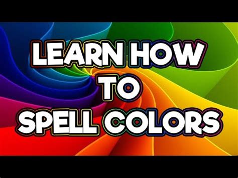 How do you spell color in Canada?