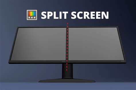 How do you split-screen on a gaming monitor?