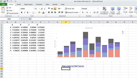 How do you stack data in Excel?