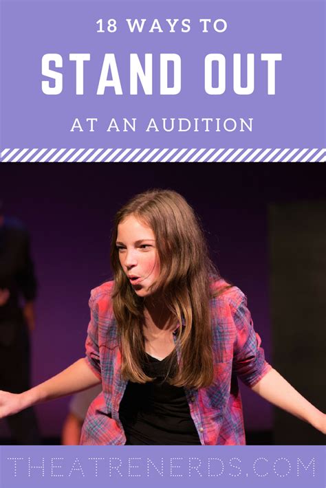 How do you stand out in a Broadway audition?
