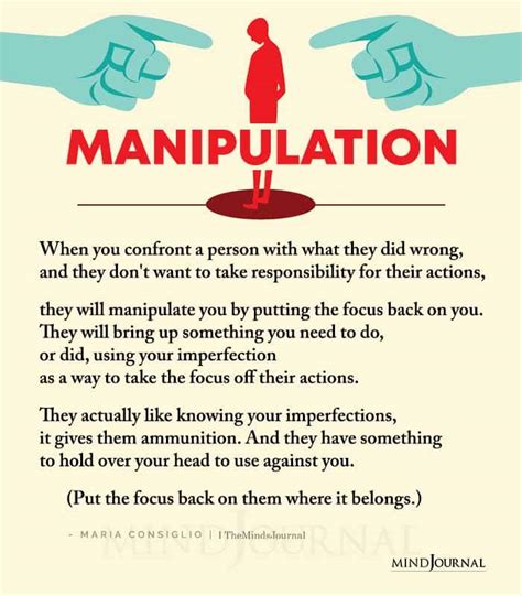 How do you stand up to a manipulative person?