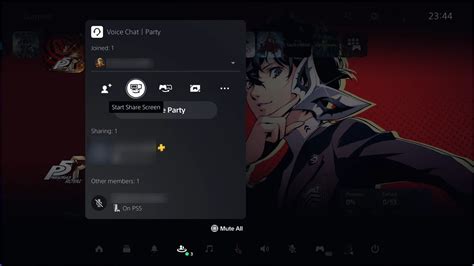 How do you start a Share Screen on PS5?