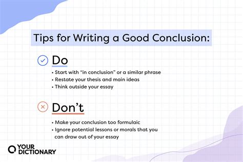 How do you start a conclusion for an essay?