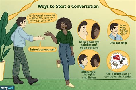 How do you start a conversation after a break?
