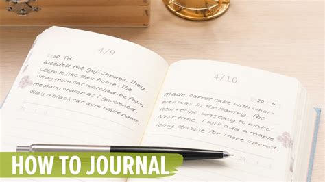 How do you start a daily journal?