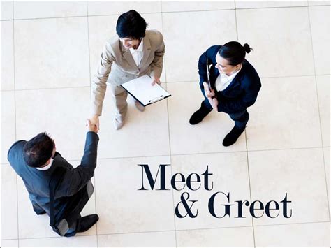 How do you start a meet and greet meeting?