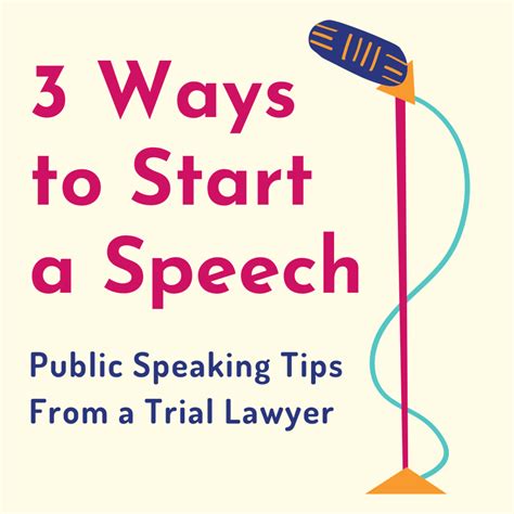 How do you start a speech to grab attention?