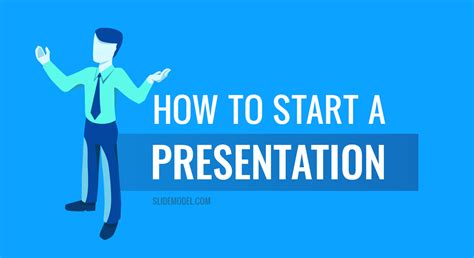 How do you start and end a group presentation?