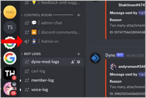 How do you start voice chat on Discord?