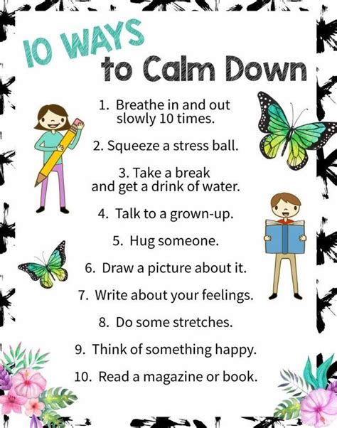 How do you stay calm with kids?