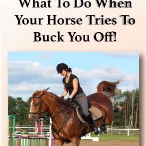 How do you stay seated on a bucking horse?