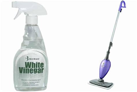 How do you steam mop with vinegar?