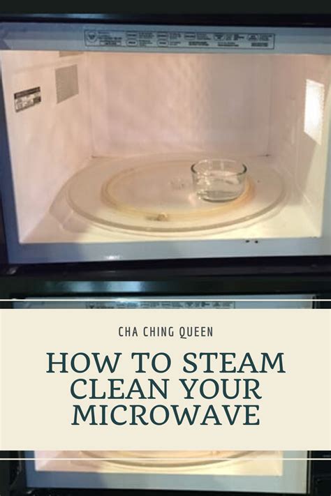 How do you steam vinegar in the microwave?