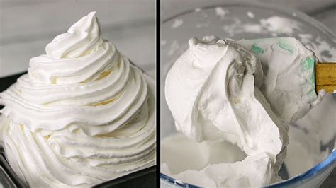 How do you stiffen whipped cream for a cake?