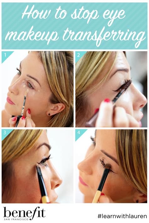 How do you stop eyeliner from transferring?