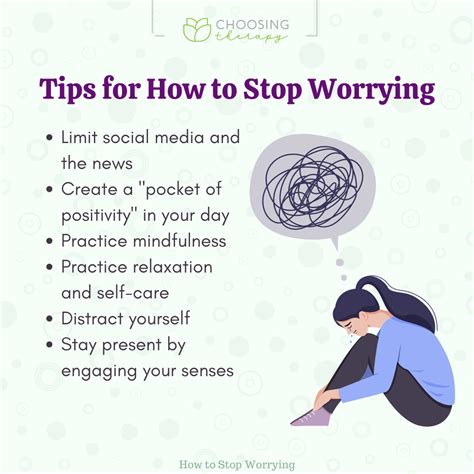 How do you stop worrying about something that's bothering you?
