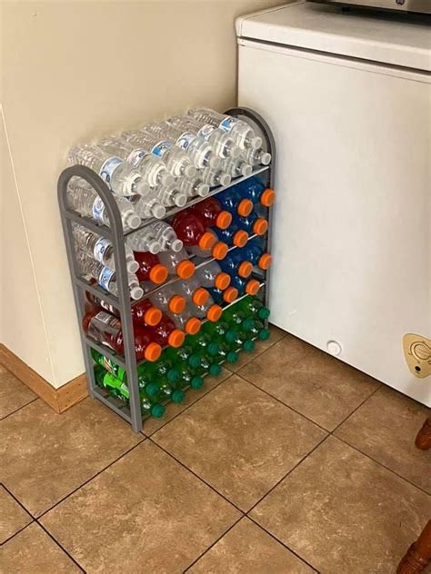 How do you store an open soda bottle?