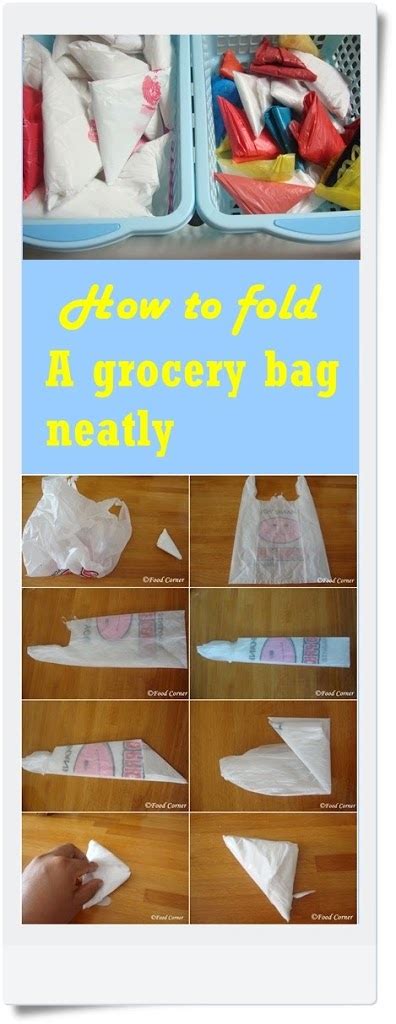 How do you store bags neatly?