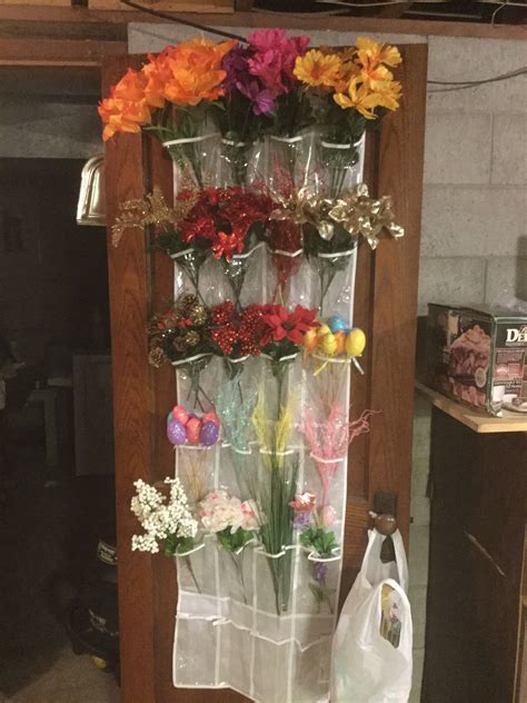 How do you store flowers overnight?