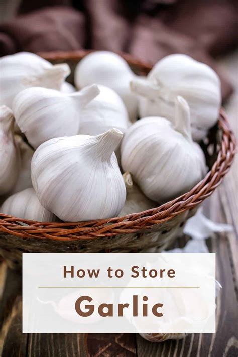 How do you store garlic for 12 months?