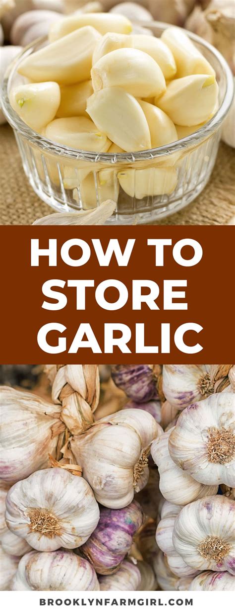 How do you store garlic for 6 months?