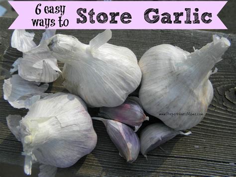 How do you store garlic long term for winter?