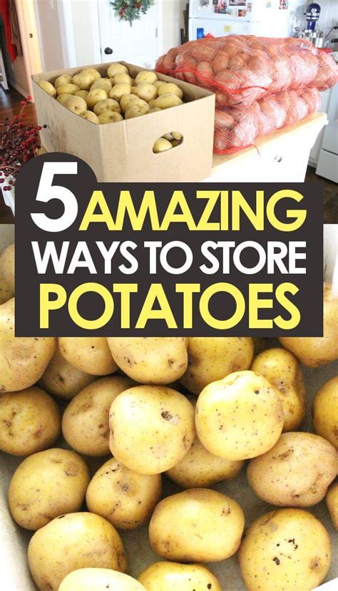 How do you store potatoes at room temperature?