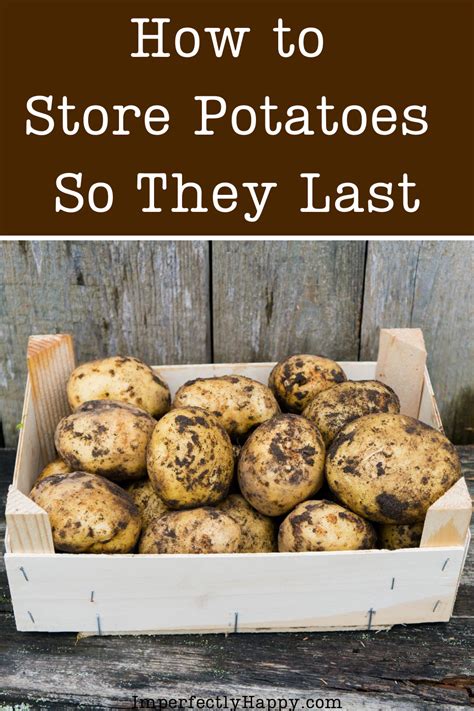 How do you store potatoes overnight?