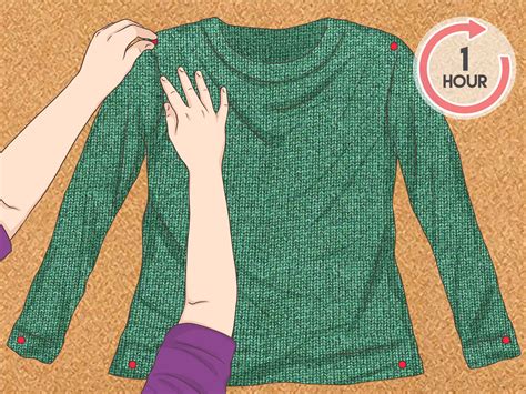 How do you stretch a 100% cotton sweater?